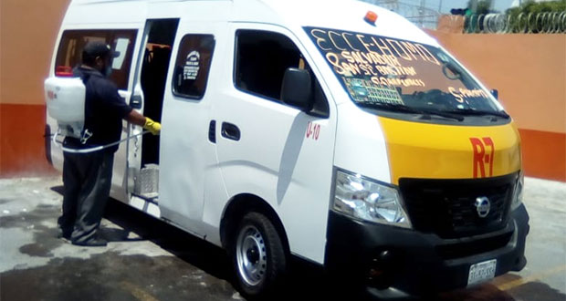 Inspecciona Movilidad y Transporte limpieza de 85 unidades en Tepeaca