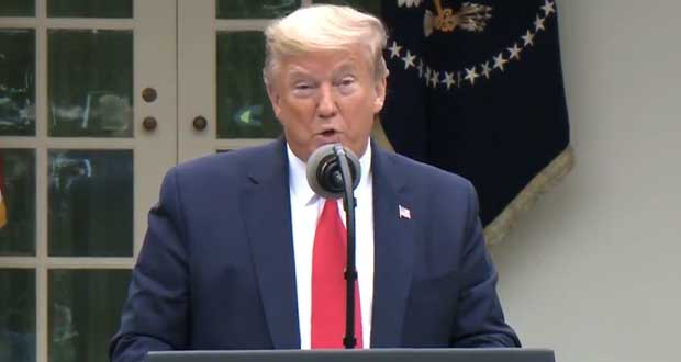 Trump retira financiamiento de EU a OMS por “mal manejo” de pandemia