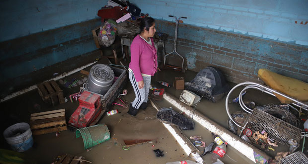 Tromba inunda casas en San Diego Manzanilla y exigen apoyo