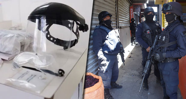 Comprará gobierno caretas para proteger a policías de contagios de Covid-19