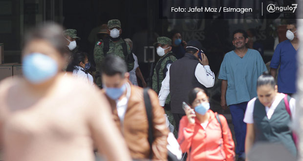 Van 552 contagiados de Covid en Puebla; 10% de camas con respirador, ocupado