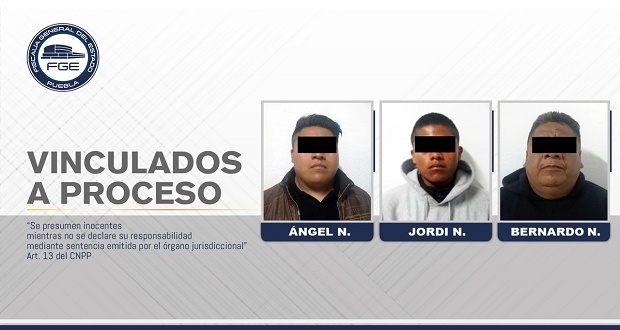 Padre e hijos vinculados a proceso por homicidio en Tehuacán
