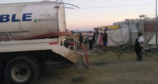 Con ayuda de Antorcha, llega agua a familias del norte de la ciudad