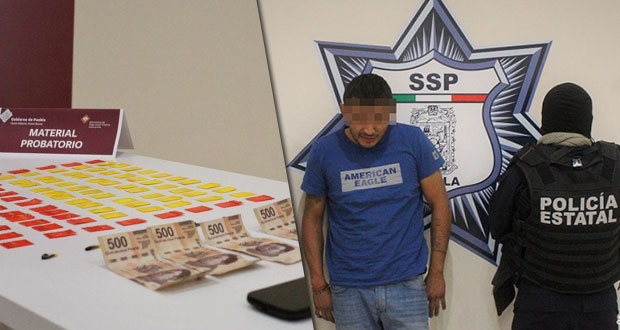Captura SSP a presunto narcomenudista con 100 dosis de cocaína