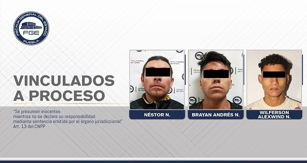 Prisión preventiva contra tres hombres por robo a Famsa Loma Bella