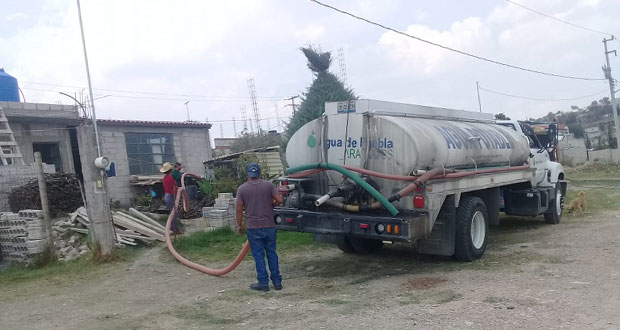 Antorcha gestiona agua para colonias Belén y Rancho Santa Ana