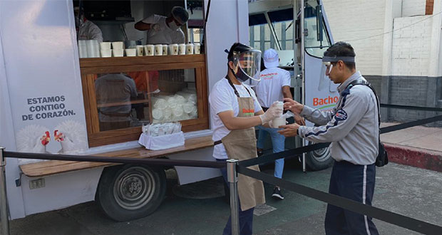 Bachoco distribuirá mil 500 caldos de pollo en hospitales de Puebla