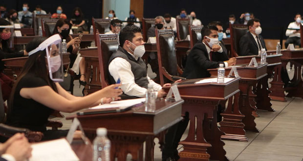 Congreso poblano aprueba sesiones virtuales para pleno y comisiones