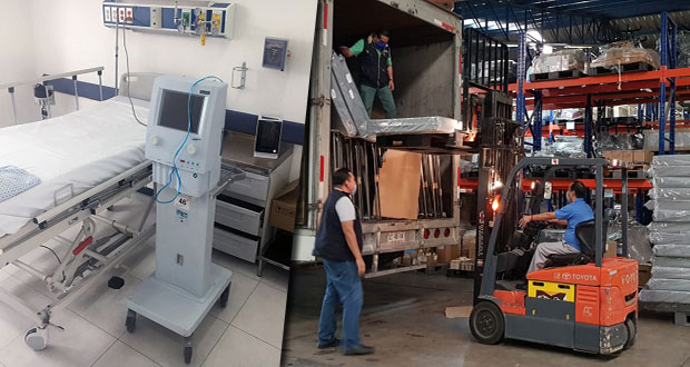 Gobierno estatal recibe equipo hospitalario donado por empresas