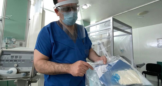 IMSS Puebla entrega equipo de protección a su personal