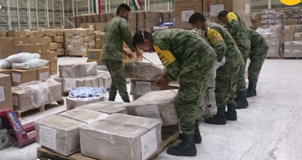 Llega a 25 Zona Militar equipo para atender a pacientes con Covid-19