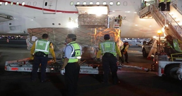 De China, llegan a México 37,200 goggles para emergencia: SRE