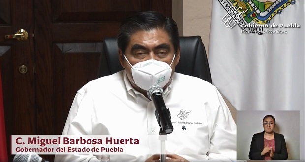 Puebla no reanudará actividades en junio, ni mucho menos clases: Barbosa