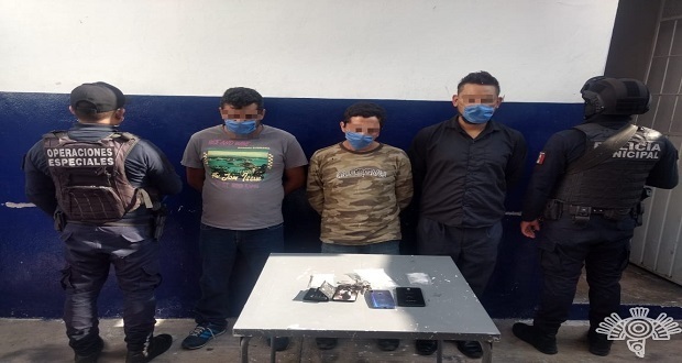Detienen a 6 presuntos narcomenudistas en Texmelucan y Tehuacán