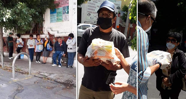 Por solidaridad, entregan 25 despensas cada lunes y viernes en CH