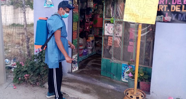 Apoya Antorcha a familias de la ciudad con jornadas de sanitización