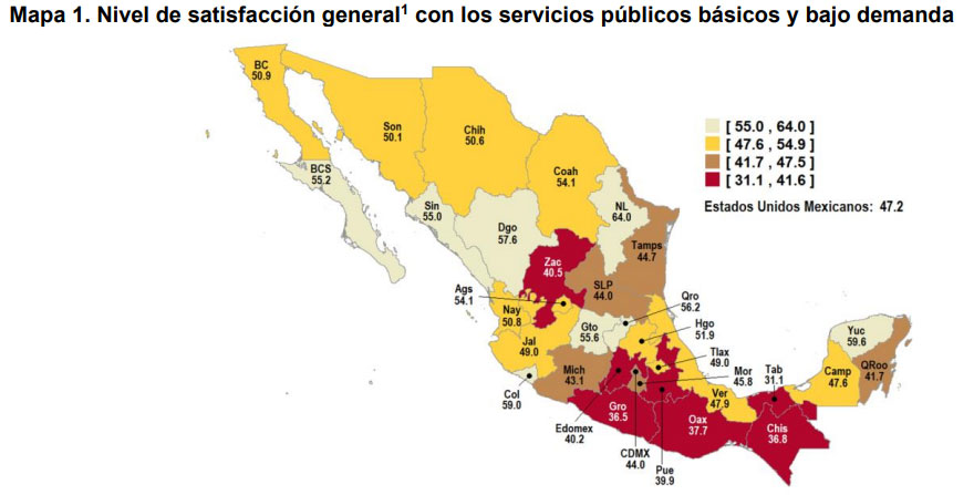 4 de cada 10 poblanos, insatisfechos con policía y transporte público: Inegi