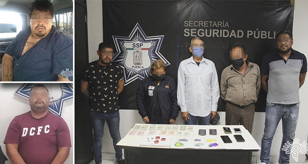 SSP detiene a miembros de tres diversas bandas delictivas de Puebla