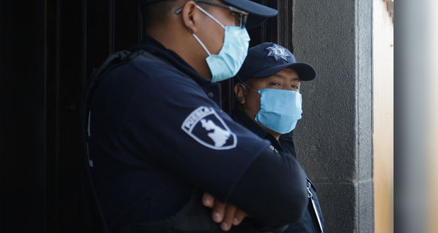 Repuntan 43% casos de Covid-19 en policías de Puebla; se mantiene en top 5