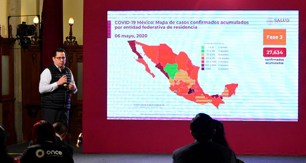 En 24 horas, 197 decesos por Covid-19 en México; van 2,704