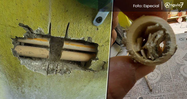 Acusan sarro en tuberías de Santa Catarina causado por Agua de Puebla