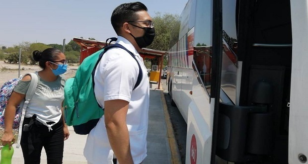 Se benefician más de 800 médicos con transporte gratis en Tehuacán