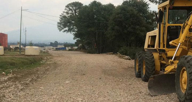 Apoyará Antorcha con mantenimiento de calles en Canoa