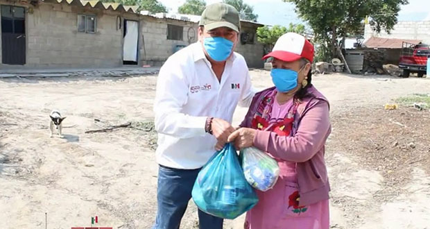 Edil de Palmar usa despensas para promocionarse, acusa PRI en IEE