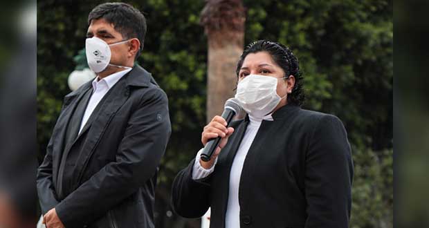 Exhorta Karina Pérez reforzar medidas sanitarias durante la pandemia