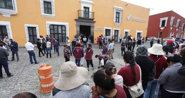 Habitantes de Canoa se manifiestan; piden fertilizantes y empleos