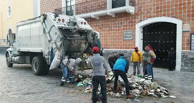 Tras protesta, Atlixco separa a supervisores de limpia, pero no a titular. Foto: EsImagen