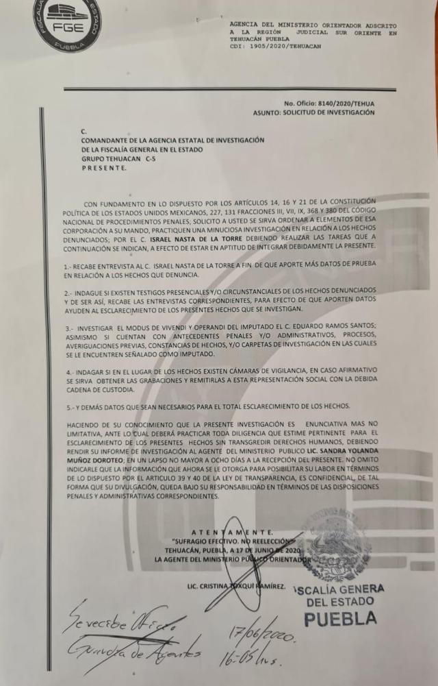 Denuncian a secretario general de Tehuacán por “alterar” acta de Cabildo