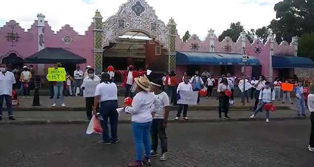 Cantando “Cielito Lindo”, artistas poblanos piden apoyo por Covid
