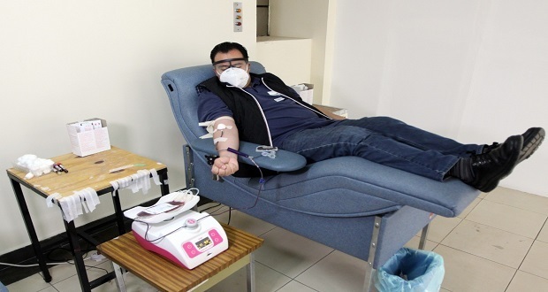 Concentra Puebla el 7% a nivel nacional en donación de sangre