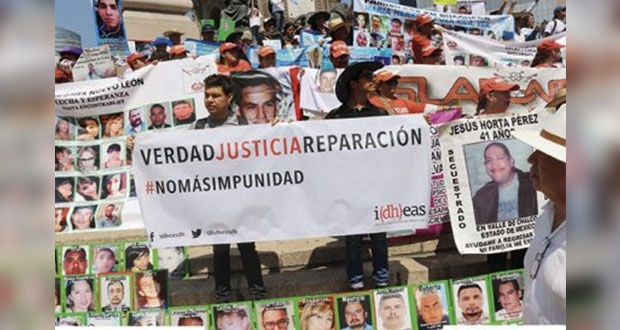 Sólo 20% de familiares de desaparecidos con un empleo formal: Idheas