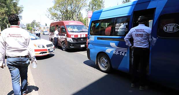 En 3 meses, infraccionan 166 unidades de transporte público por sobrecupo