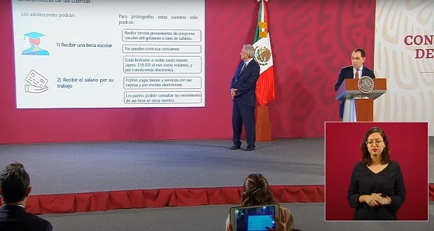 Jóvenes y estudiantes podrán abrir cuentas para becas o sueldos