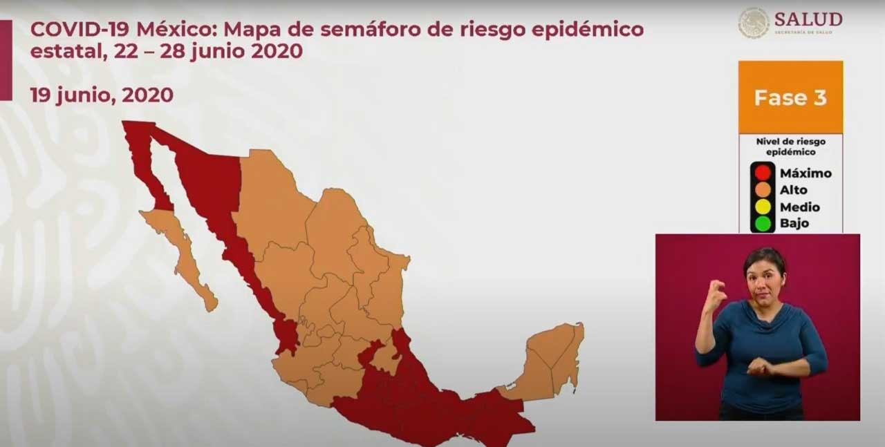 Federación reafirma 3a semana de semáforo rojo para Puebla por Covid