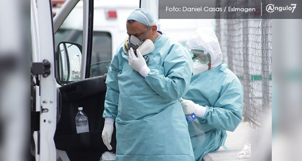 Puebla, con 134 casos activos de Covid-19 en personal de la salud