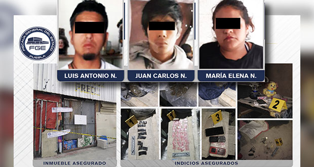 Vinculan a proceso a 3 por posesión de droga en el mercado Zapata