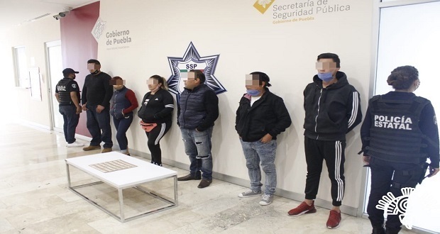 Detienen a banda de narcomenudistas que roban en transporte público