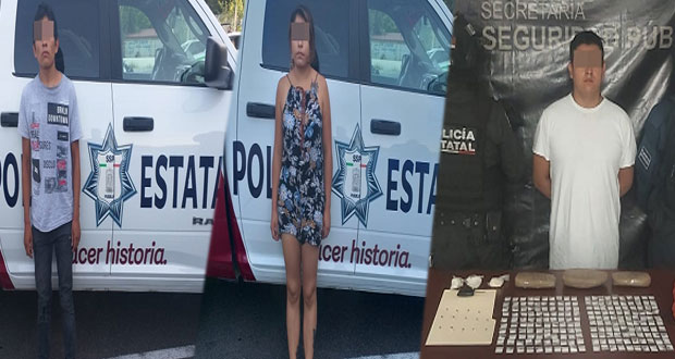 SSP detiene a 4 presuntos narcomenudistas en Puebla y Tehuacán