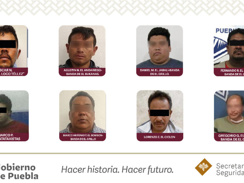 Trasladan a 14 reos en Puebla a penales federales por peligrosos