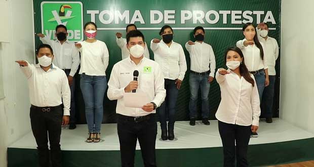 Angélica Cuaya, nueva dirigente del PVEM en San Andrés Cholula