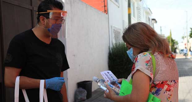 Con caravana, Comuna de San Andrés da kits preventivos