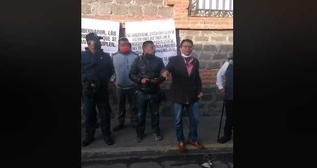 Gobierno sin cumplir acuerdos, acusan policías estatales; se revisará: Barbosa