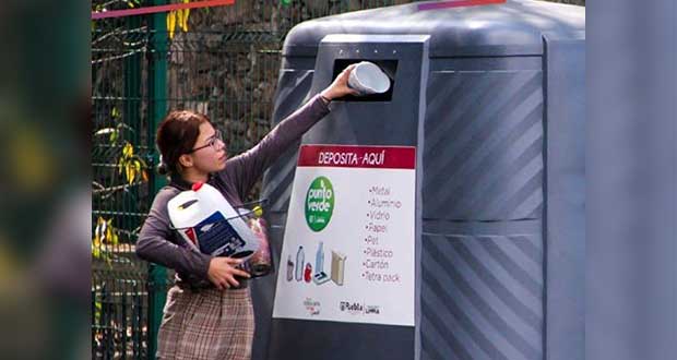 ¡Recicla! Puebla capital cuenta con 82 puntos recolectores en 63 colonias