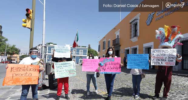 Exempleados de Cultura acusan despido injustificado de 28; exigen restitución