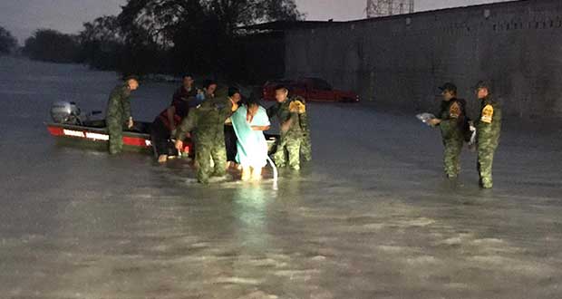 Sedena implementa plan DN-III-E tras paso de Hanna en Tamaulipas