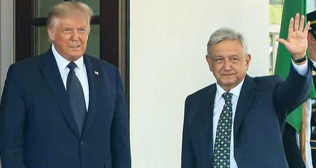 Trump elogia a mexicoamericanos; AMLO agradece “mayor respeto” a México